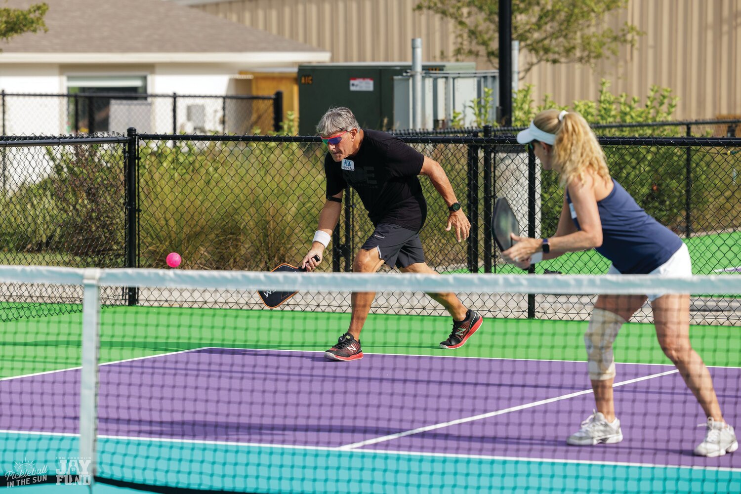 Pickleball is a game that can be enjoyed and played together regardless of age or experience level.